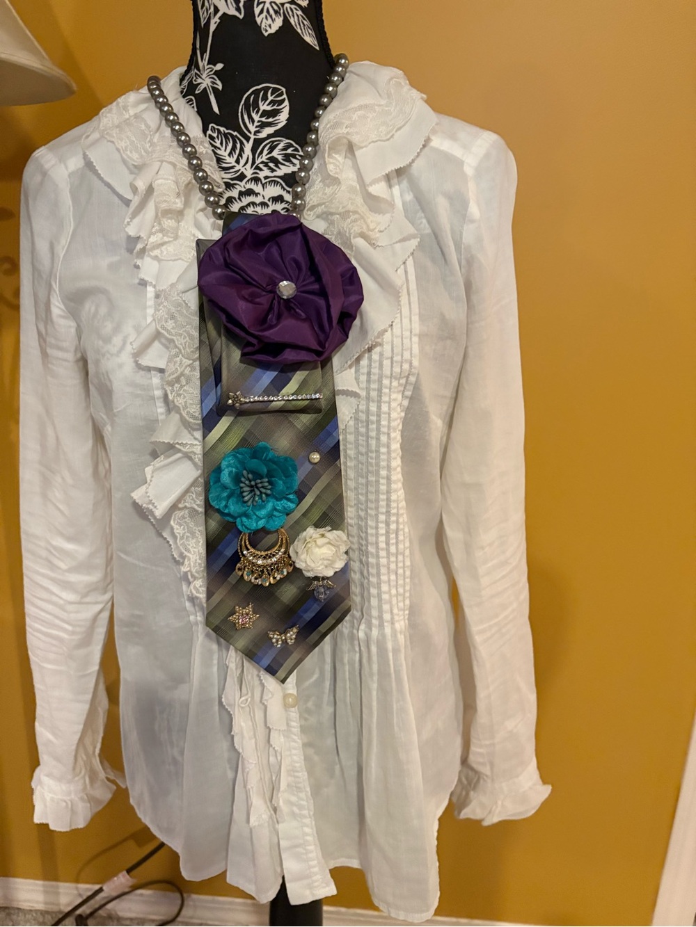 Handmade Embellished Tie